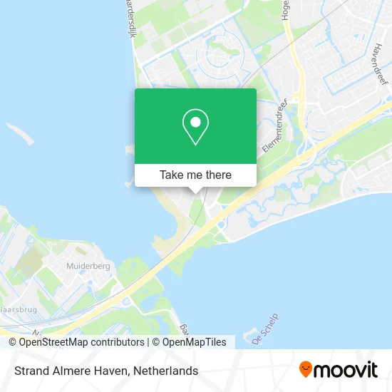 Strand Almere Haven map