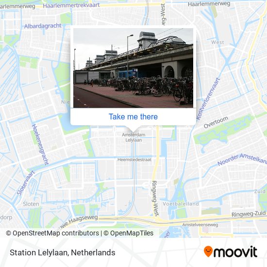 Station Lelylaan map