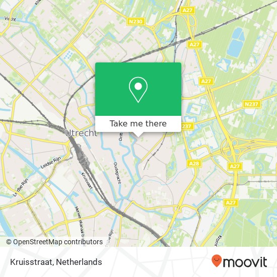 Kruisstraat map