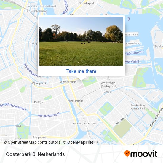 Oosterpark 3 Karte