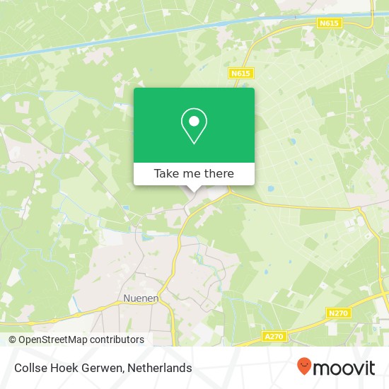 Collse Hoek Gerwen map