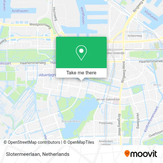 Slotermeerlaan map