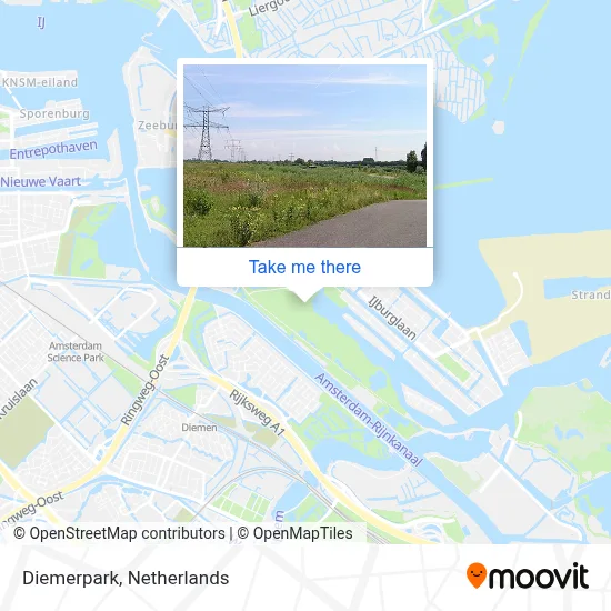 Diemerpark map