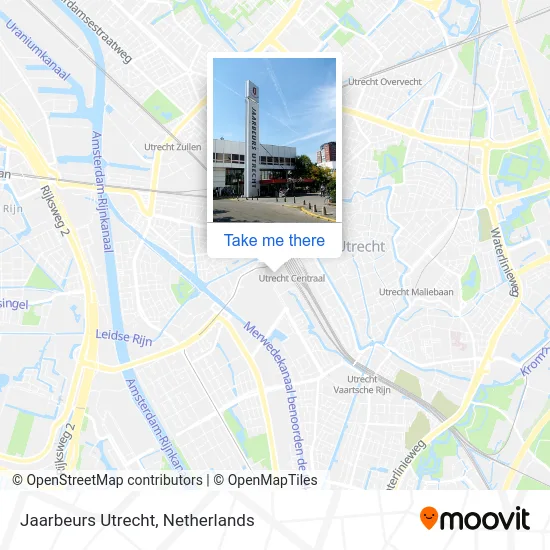 Jaarbeurs Utrecht map