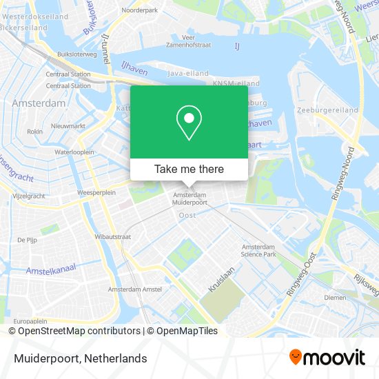 Muiderpoort map
