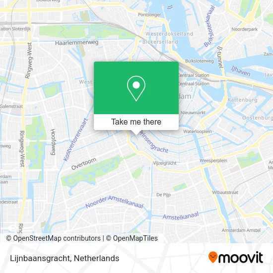 Lijnbaansgracht map