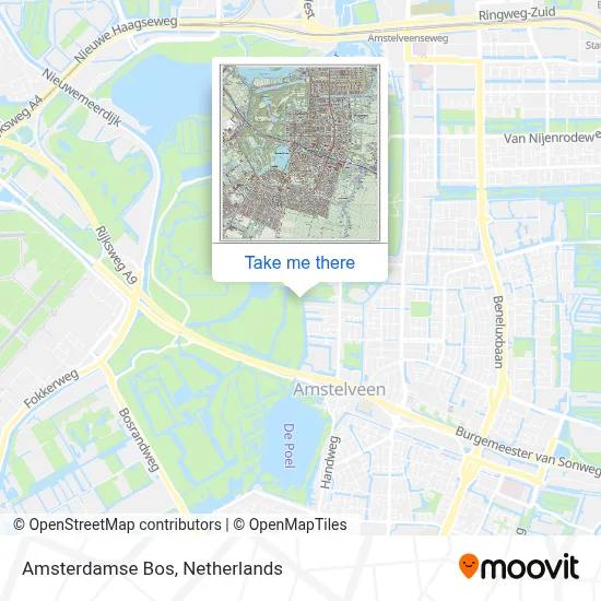 Amsterdamse Bos map