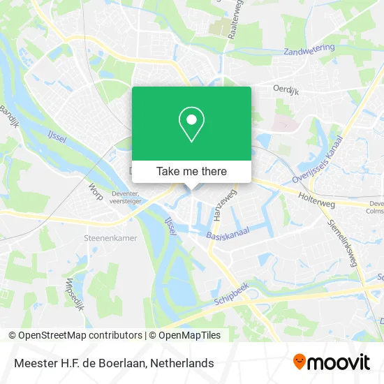 Meester H.F. de Boerlaan map