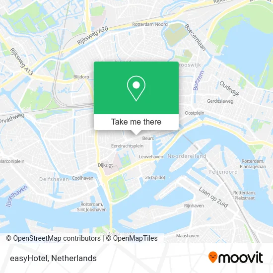 easyHotel map