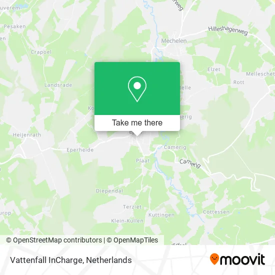 Vattenfall InCharge map
