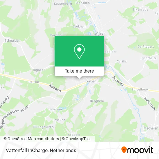 Vattenfall InCharge map