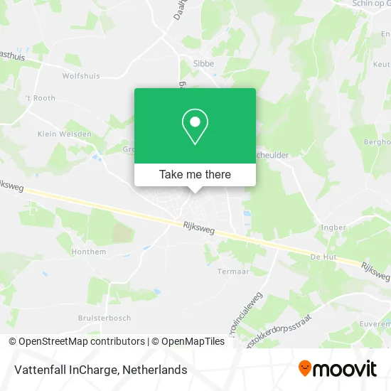 Vattenfall InCharge map