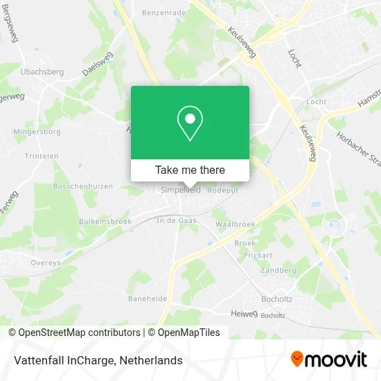 Vattenfall InCharge map
