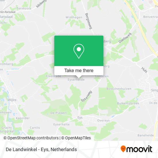 De Landwinkel - Eys map