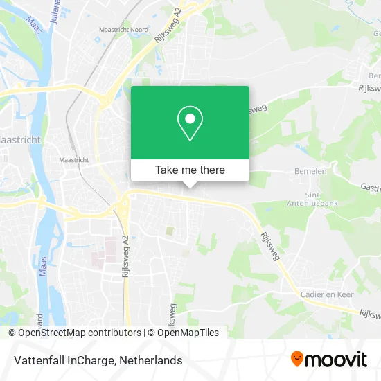 Vattenfall InCharge map
