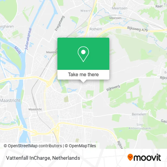Vattenfall InCharge map