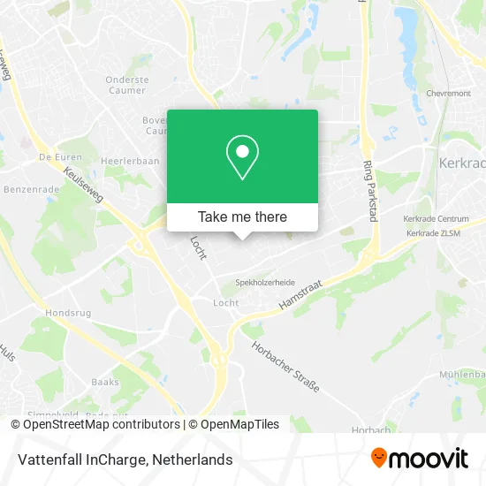 Vattenfall InCharge map