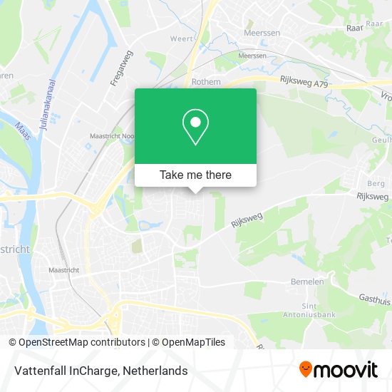 Vattenfall InCharge map