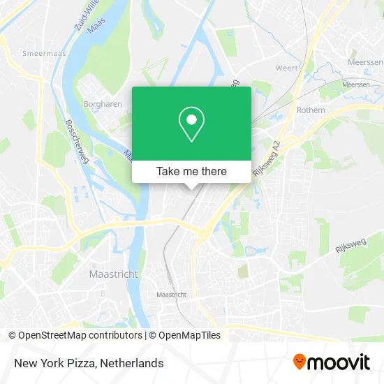 New York Pizza map