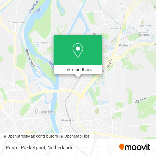 Postnl Pakketpunt map