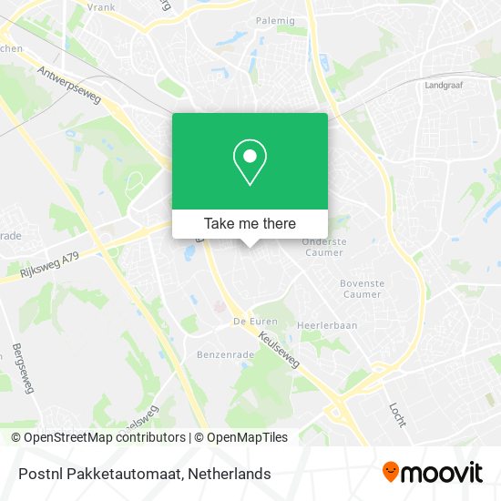 Postnl Pakketautomaat map