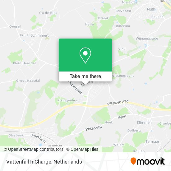 Vattenfall InCharge map