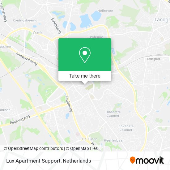 Lux Apartment Support map