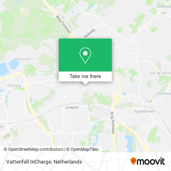 Vattenfall InCharge map
