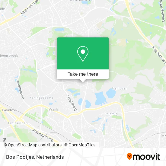 Bos Pootjes map