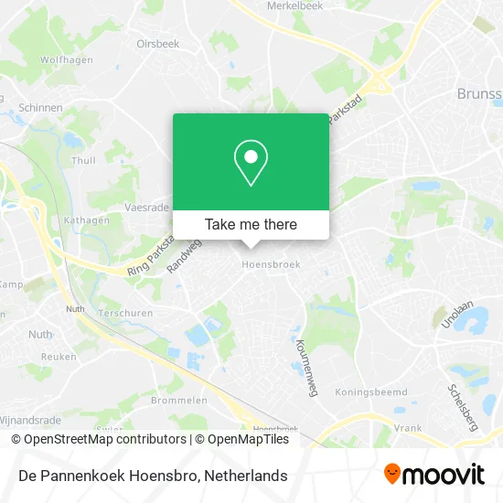 De Pannenkoek Hoensbro map