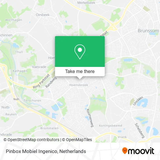 Pinbox Mobiel Ingenico map