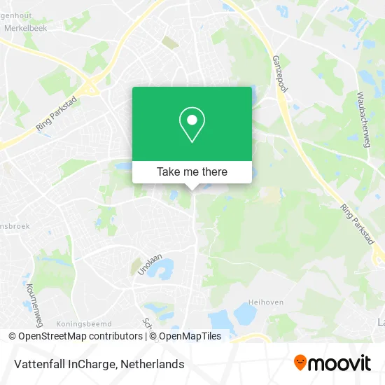 Vattenfall InCharge map