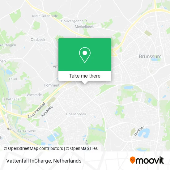 Vattenfall InCharge map