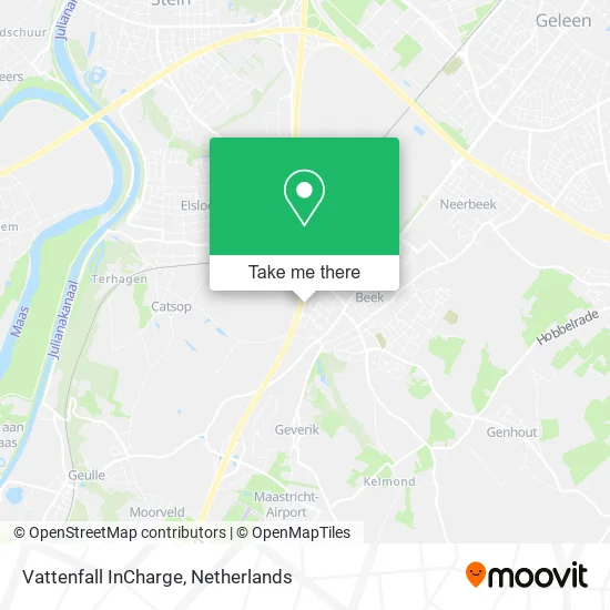 Vattenfall InCharge map