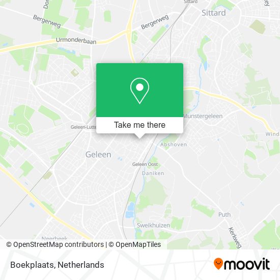 Boekplaats map