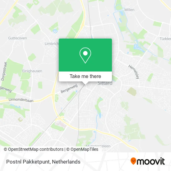 Postnl Pakketpunt map