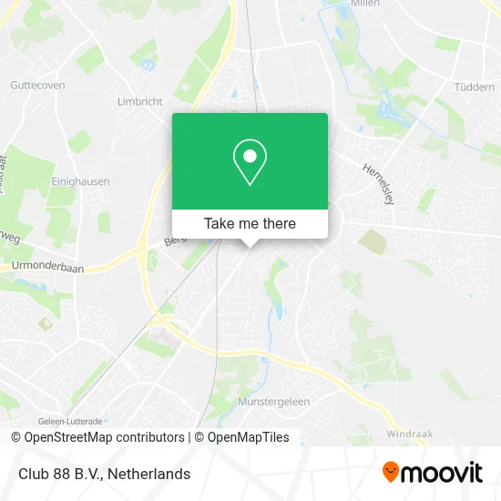 Club 88 B.V. map