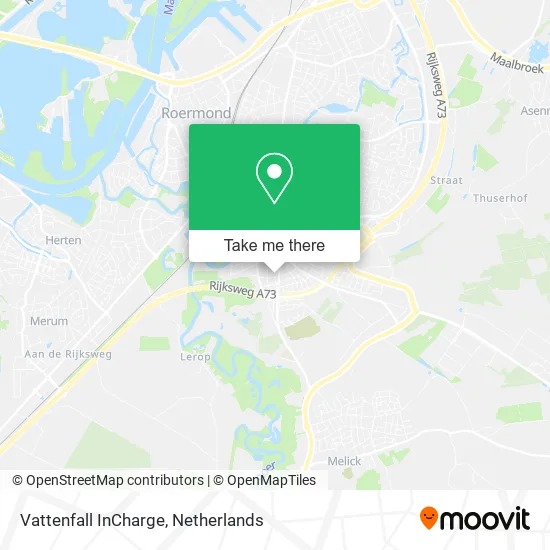 Vattenfall InCharge map