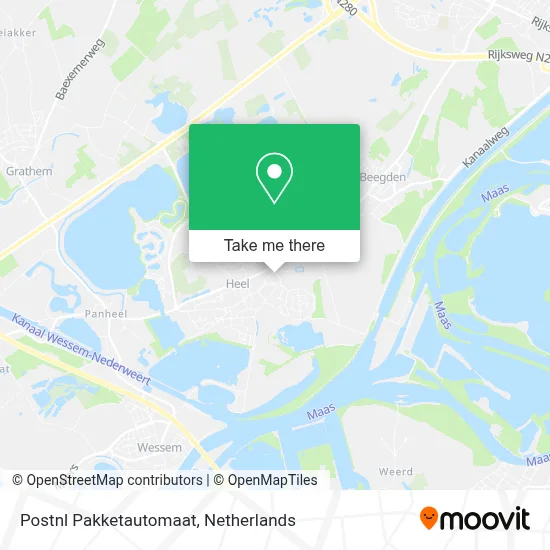 Postnl Pakketautomaat map