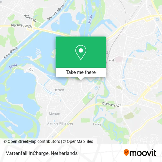 Vattenfall InCharge map