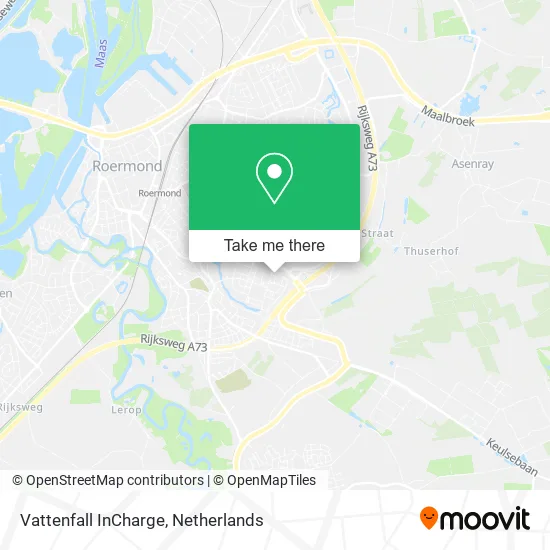 Vattenfall InCharge map