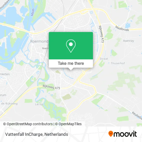 Vattenfall InCharge map