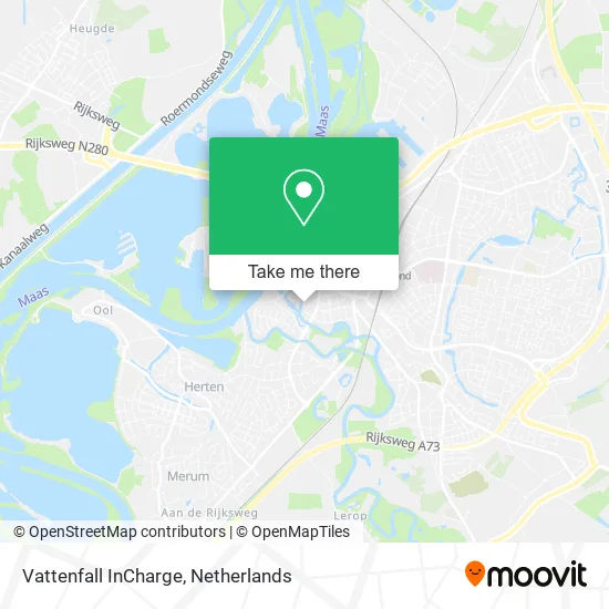 Vattenfall InCharge map