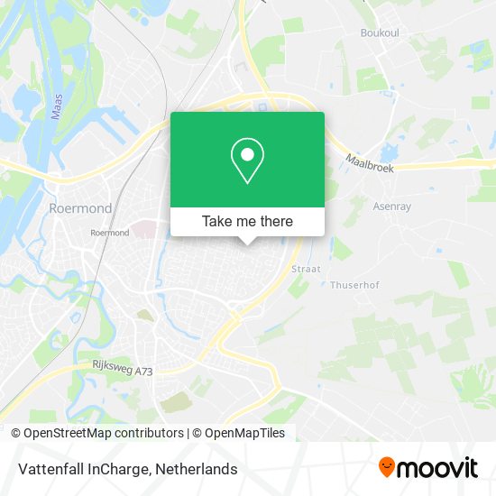 Vattenfall InCharge map