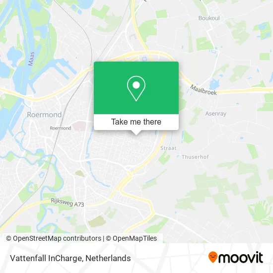 Vattenfall InCharge map