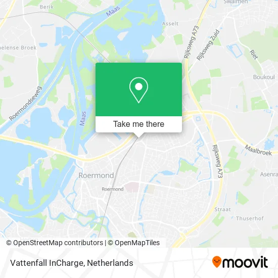 Vattenfall InCharge map
