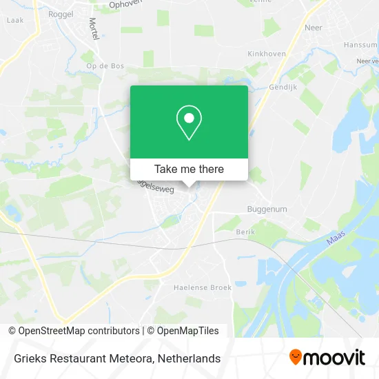 Grieks Restaurant Meteora map