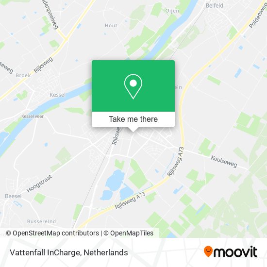 Vattenfall InCharge map