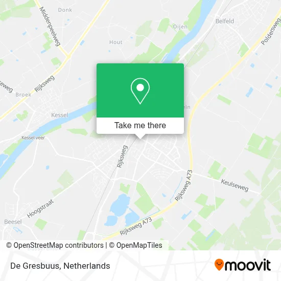 De Gresbuus map