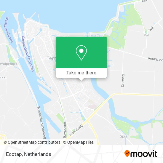 Ecotap map